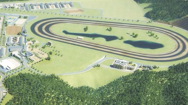 A digital rendering of the HKJC's traning facility at Conghua. Photo: HKJC.