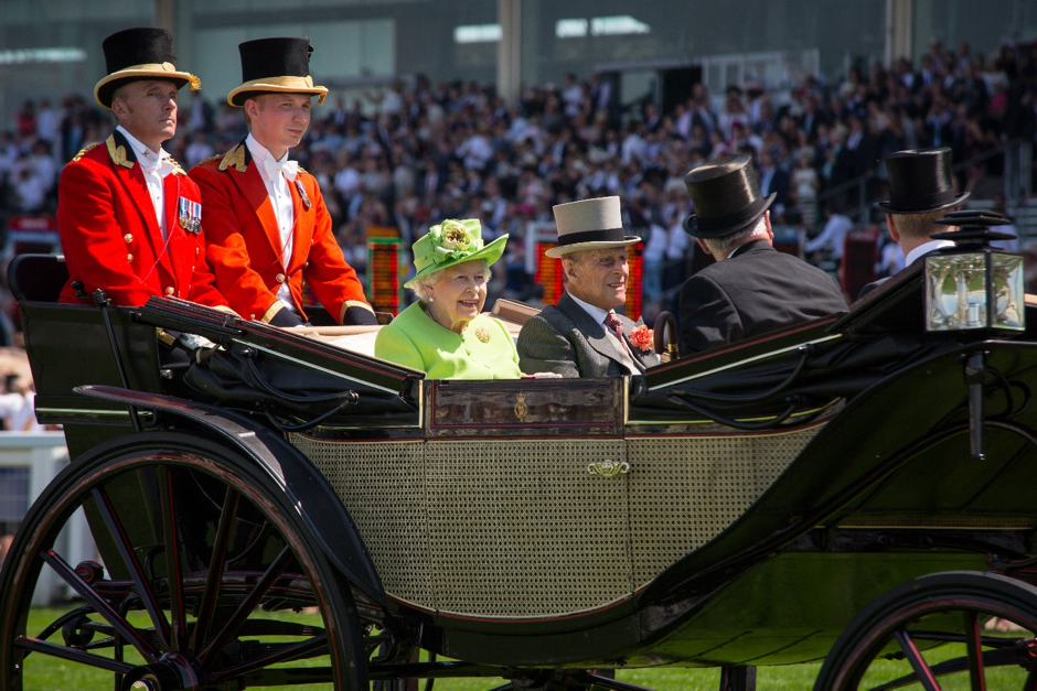 The Royal Procession is a feature of the meeting every day before racing. Photo: Stephie Prince