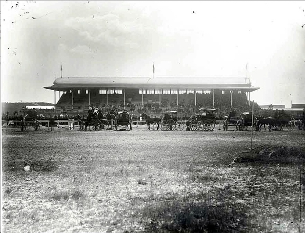 The Grandstand, built 1875/6. Credit State Records Authority of New South Wales