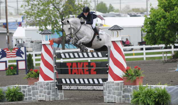 TAKE2 Thoroughbred jumper class. Photo: Reflections Photography.