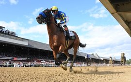 ‘I’m proud of the horse’ – National Treasure tops world dirt charts with magnificent Met Mile