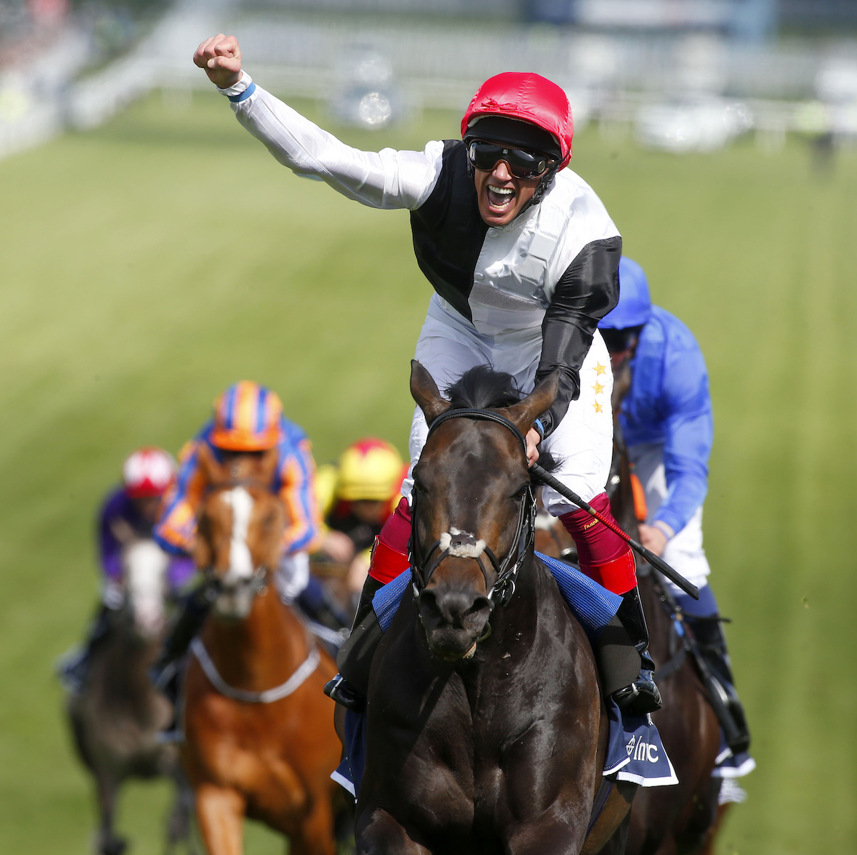 Derby first: Tom Sammes first went racing when Frankie Dettori partnered Golden Horn to victory at Epsom in 2015. Photo: Dan Abraham / focusonracing.com