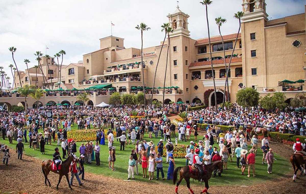 Del Mar: where the turf meets the surf. Photo: DMTC