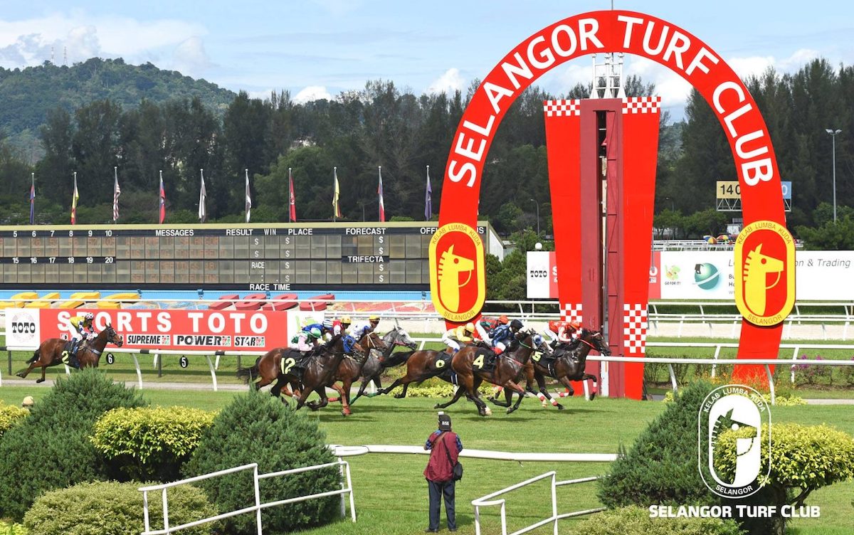 Racing at the Selangor Turf Club in Malaysia. Photo: Selangor Turf Club