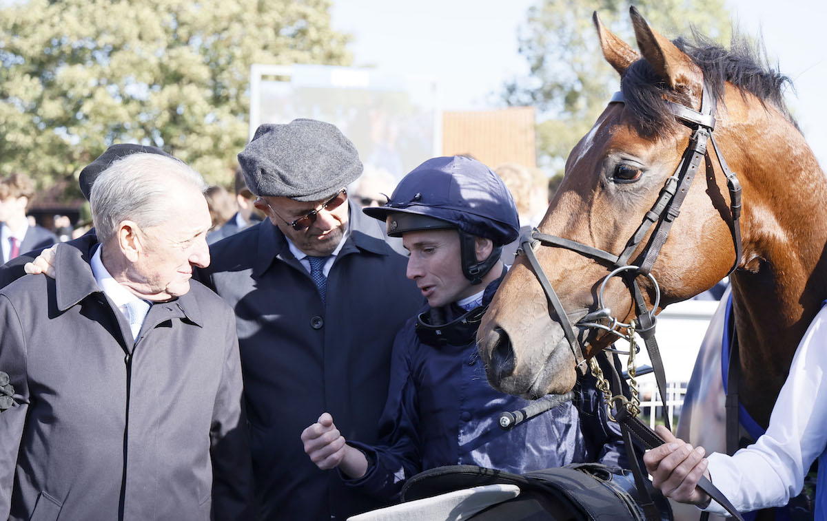 City Of Troy: ‘He really is our Frankel,’ said Michael Tabor after his Dewhurst Stakes win as a two-year-old. Photo: Dan Abraham / focusonracing.com