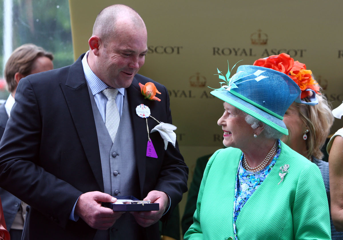 By royal appointment: Peter Moody meets the Queen at Royal Ascot. Photo: Dan Abraham / focusonracing.com