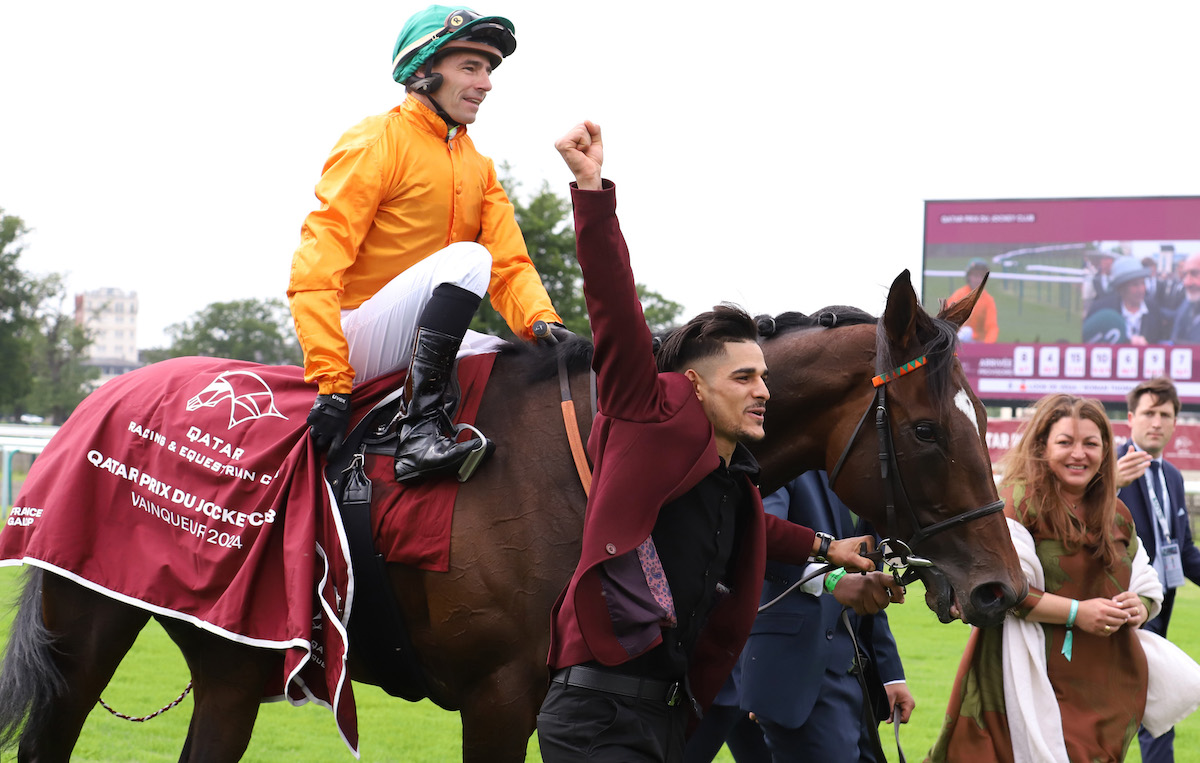 Look De Vega: Prix du Jockey Club winner set to carry Al Shaqab silks in future. Photo: Sandra Scherning / focusonracing.com