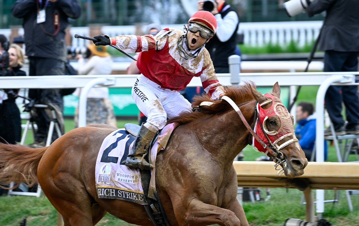 Kentucky hero: Rich Strike is on the way back. Photo: Churchill Downs / Skip Dickstein