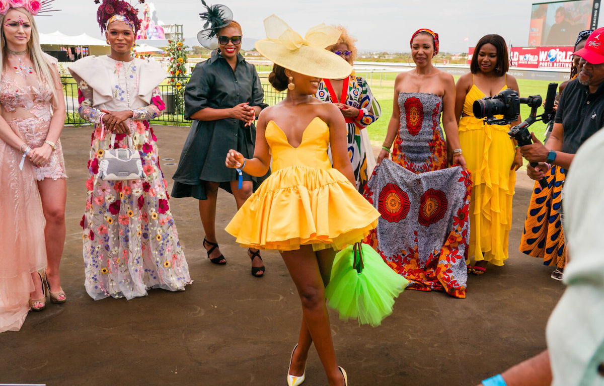 Nice vibe: fashion at the Cape Town Met. Photo: Caperacing.co.za