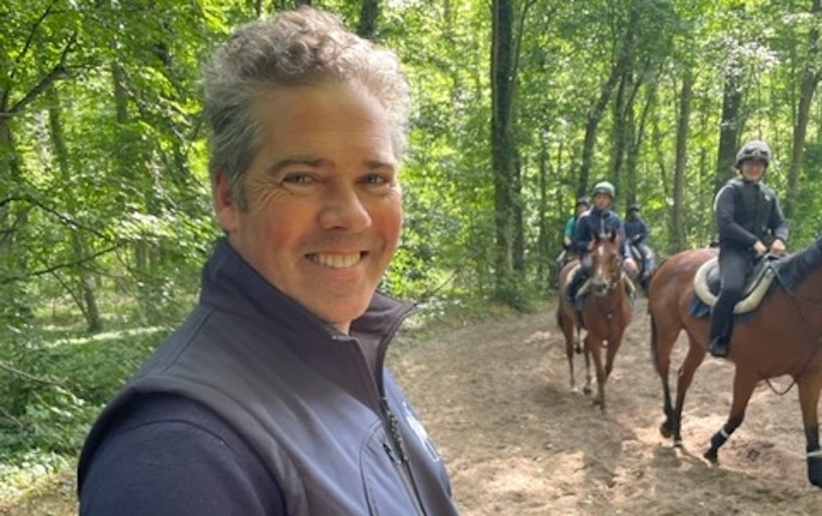 Christophe Ferland: trains Prix Vermeille contender Aventure at Chantilly. Photo: JA McGrath