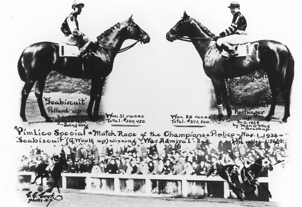 One of many mementos from the historic match race clash of 1938. (C.C. Cook photos)