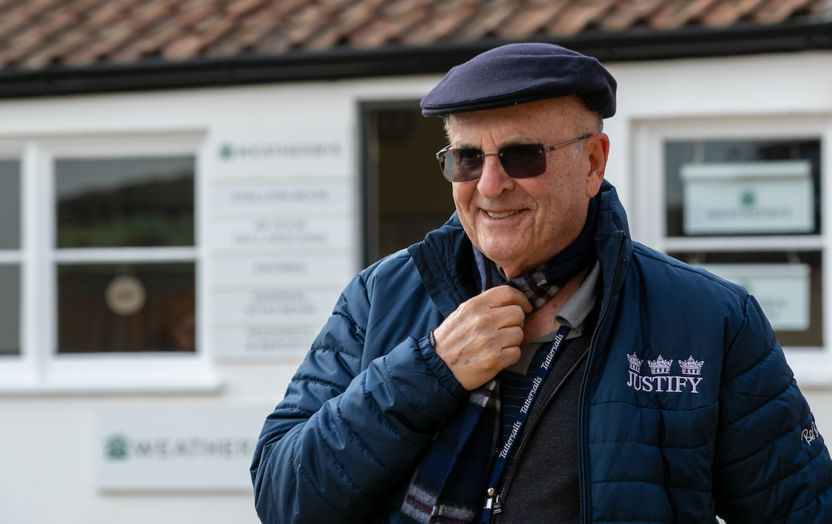 Michael Tabor: the Coolmore partner keeps a close eye on proceedings. Photo: Tattersalls