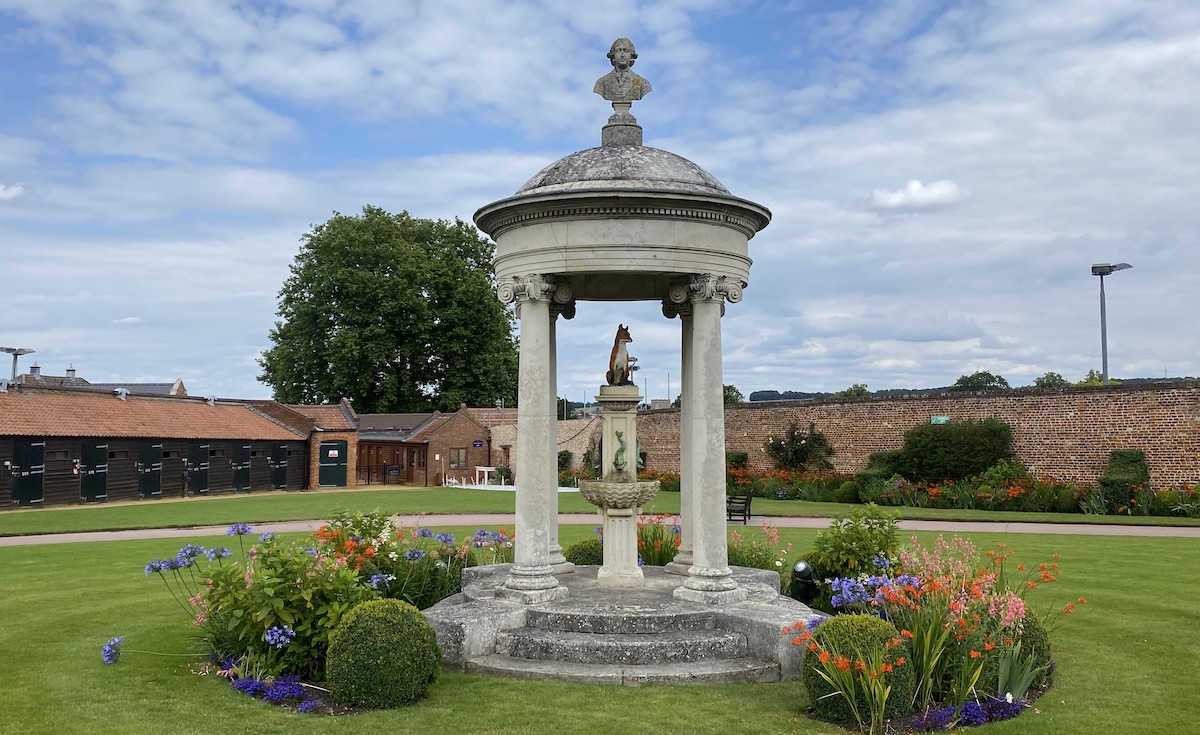 The Georgian rotunda, the centrepiece of the grounds at Park Paddocks in Newmarket, dates back to the earliest days of Tattersalls. Photo: Tattersalls