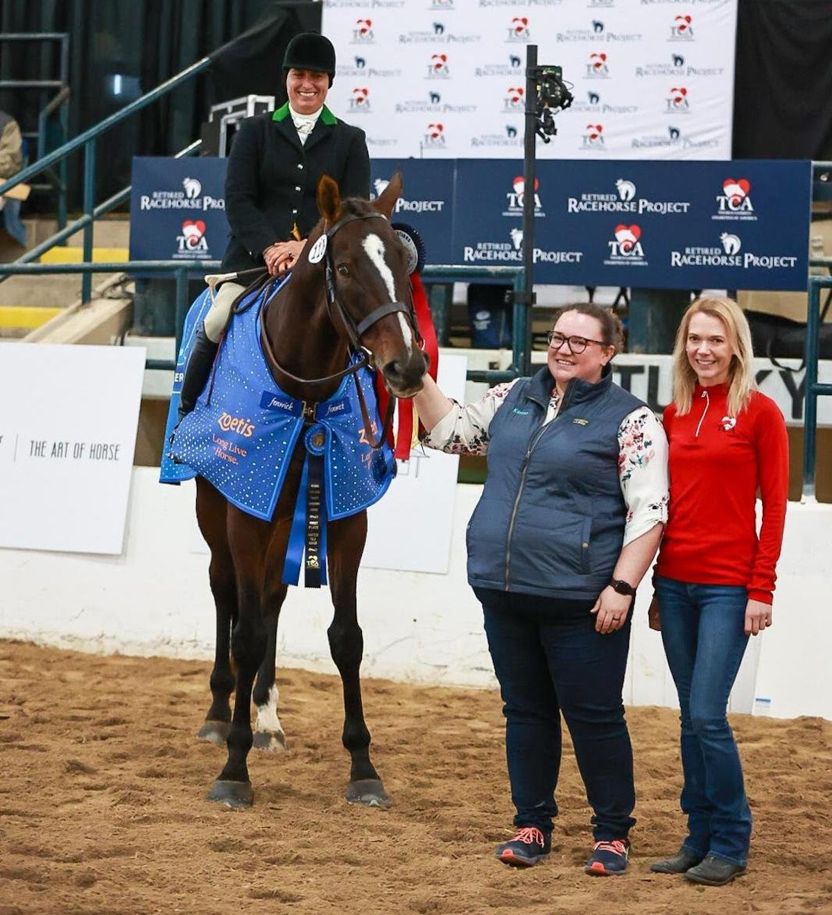 Multiple graded stakes winner Arklow won the 2023 People’s Choice Award; he won the field hunter discipline in both preliminary and finale rounds. Photo: RRP