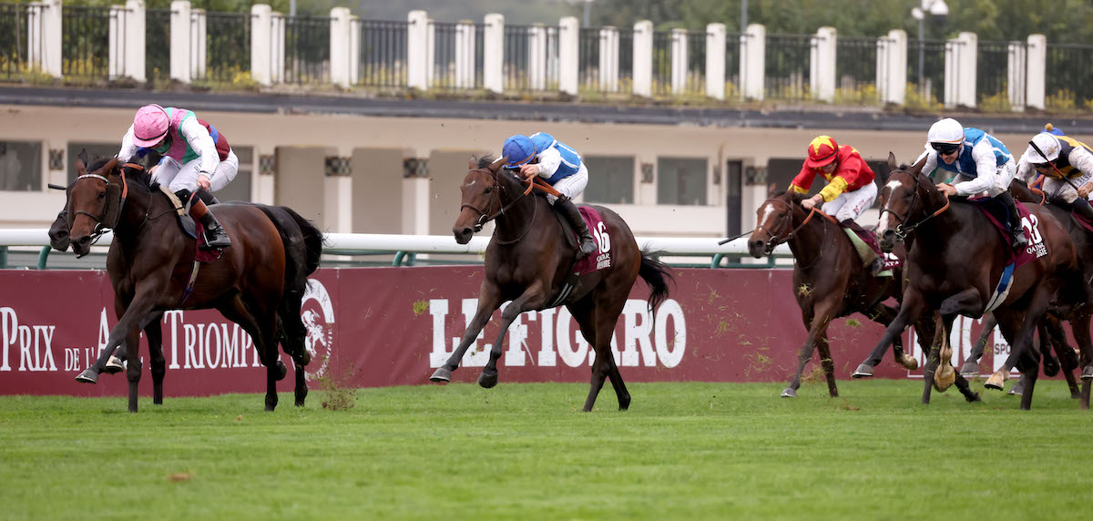 Finest hour: Bluestocking (Rossa Ryan) asserts at ParisLongchamp. Photo: Dan Abraham / focusonracing.com