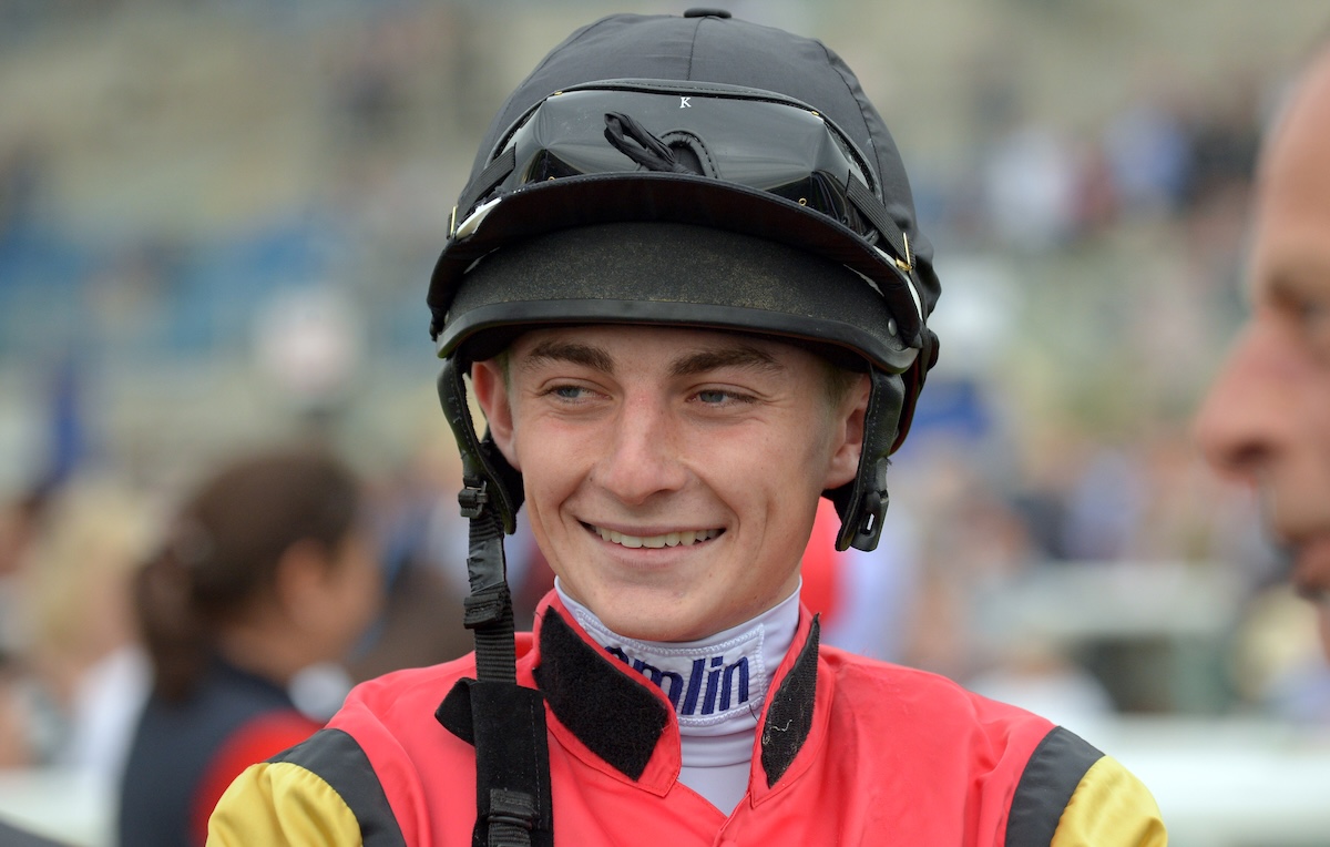 On the way back: George Buckell is race-riding again after a 2½-year break. Photo: focusonracing.com