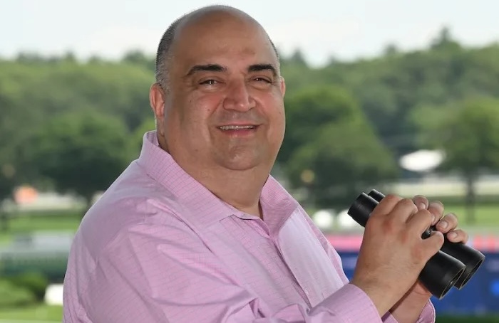 Frank Mirahmadi: Goosebumps at the Belmont. Photo: NYRA