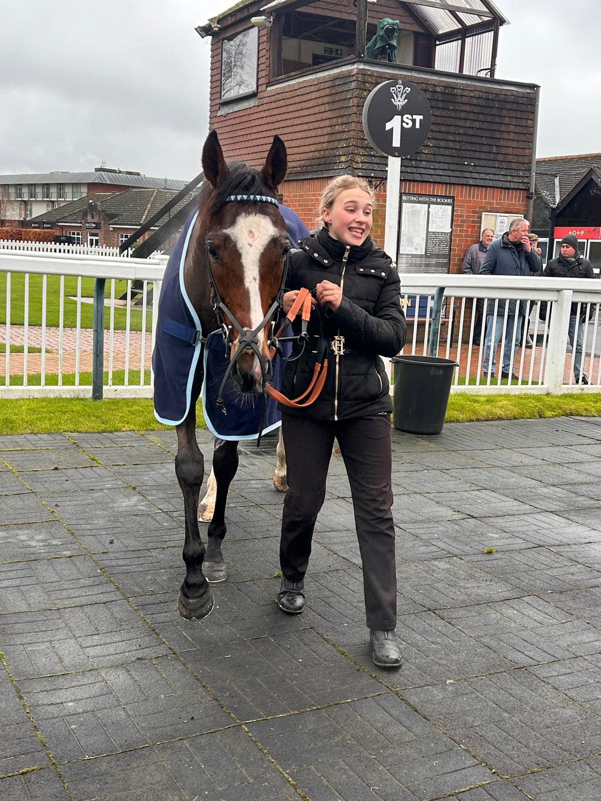 Inseparable pair: Destinado and Teagan Padgett after his eighth success of 2024. Photo: James Owen Racing