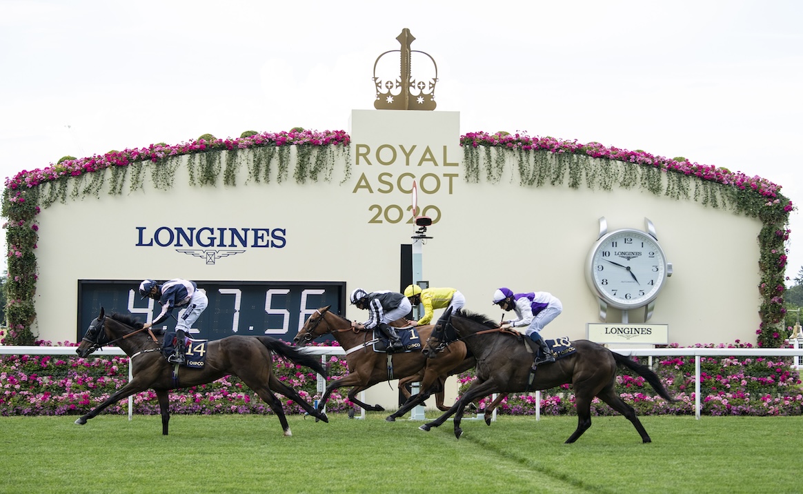 Royal appointment: Hansen wins the Ascot Stakes in 2020 on Coeur De Lion. Photo: Edward Whitaker / Racing Post (pool)