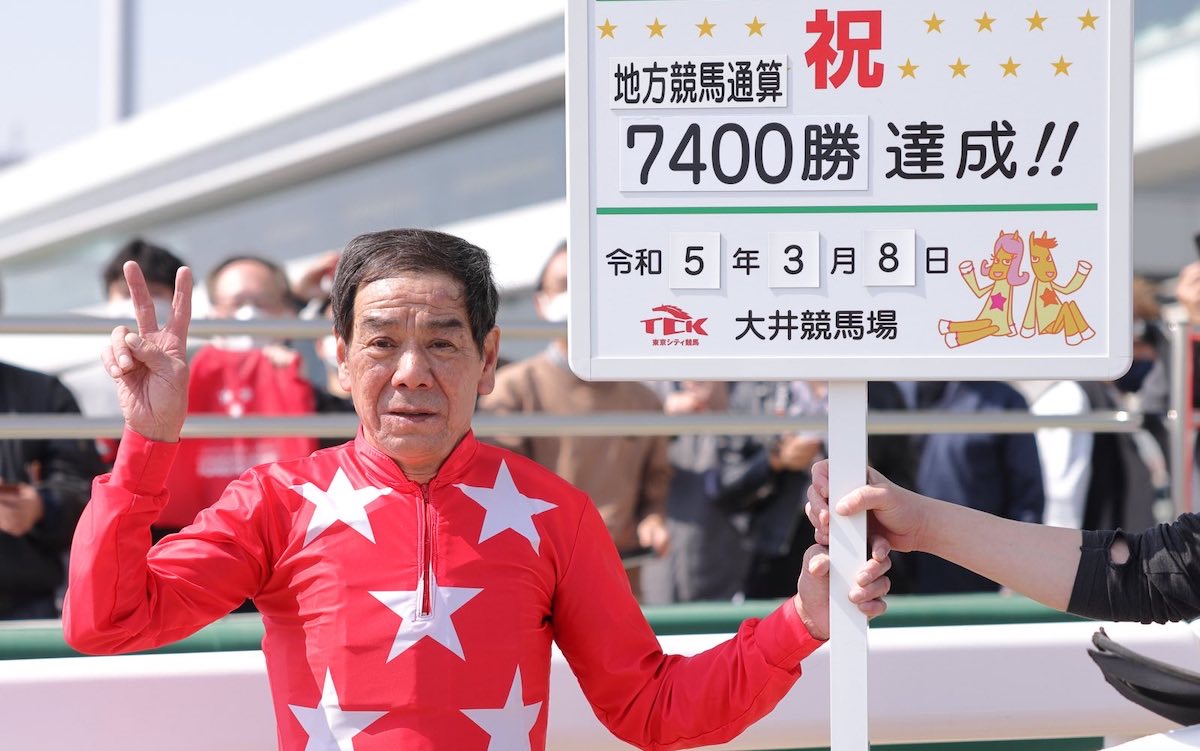 Fumio Matoba: record-breaking jockey. Photo: RakutenKeiba