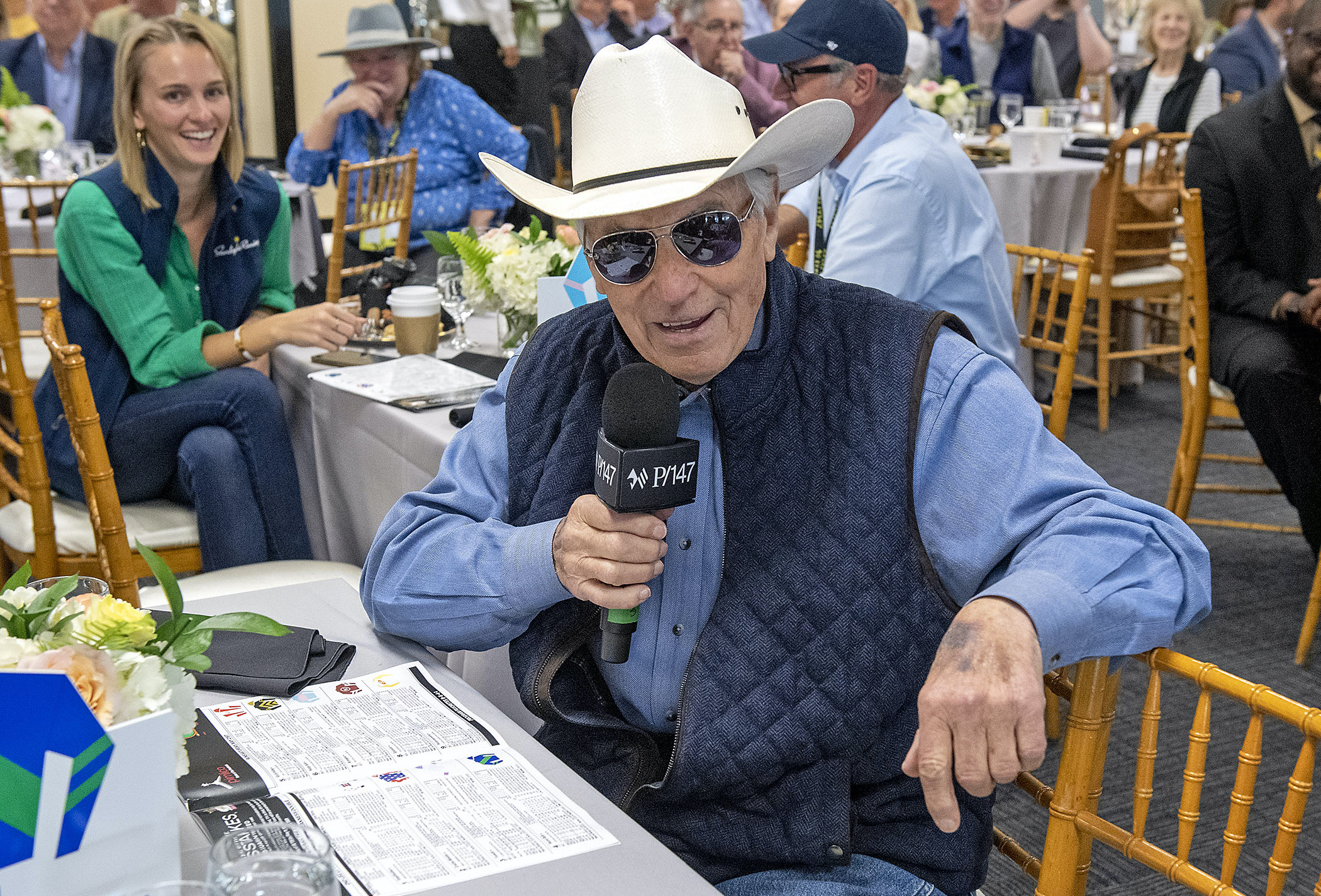 D Wayne Lukas: ‘For a young bugboy, he sits a horse well and has good form on a horse,’ says the training legend. Photo: Maryland Jockey Club