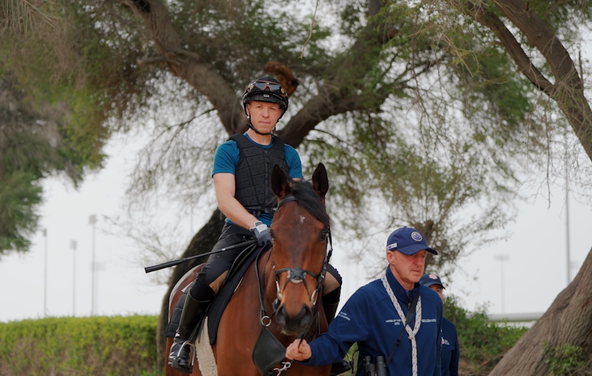 Military Academy with Martin Srnec and Andrew Stringer. Photo: Bahrain Turf Club