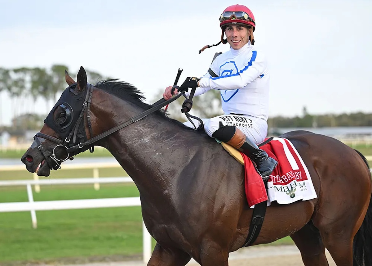 Owen Almighty (Irad Ortiz): Tampa winner isn virtually guaranteed a place in the Kentucky Derby gate – if connections want to chance their arm. Photo: SV Photography / Tampa Bay Downs