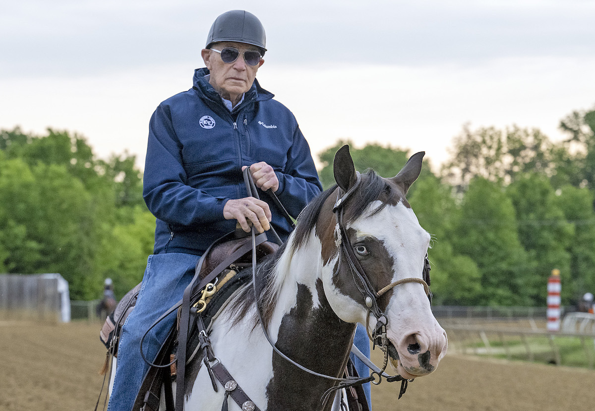 D. Wayne Lukas: back on the Kentucky Derby trail. Photo: Jerry Dzierwinski / Maryland Jockey Club